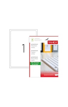 Tanex Tw-2001199.6X289.1MMx100 Ad.Lazer Yazıcı Etiketi Tanex Tw-2001199.6X289.1MMx100 Ad.Lazer Yazıcı Etiketi