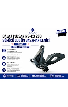 Bajaj Pulsar Ns-rs 200 Sürücü Sol Ön Basamak Demiri 3386 Bajaj Pulsar Ns-rs 200 Sürücü Sol Ön Basamak Demiri 3386