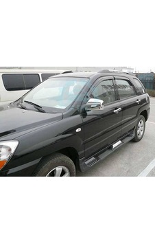 Kia Sportage 2003-2009 Yan Basamak Side Step Oem Style Parlak Siyah
