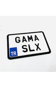 TEMİZ İŞ PLAKA, yabancı dekor plaka, bisiklet plaka, motor plaka