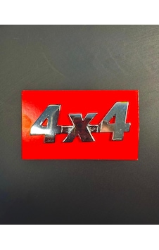 Döküm Arma"4x4" Yazılı Bagaj Arması 0 Döküm Arma"4x4" Yazılı Bagaj Arması 0