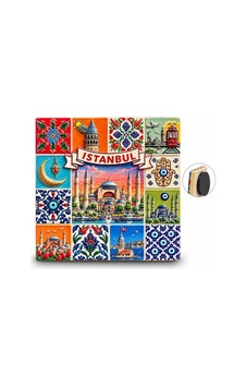 İstanbul Temalı Polyester Magnet Alk5869 İstanbul Temalı Polyester Magnet Alk5869