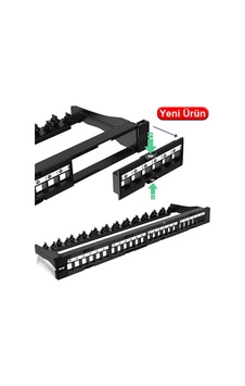 Lınkomm 34926 24 Port Boş Cat6 Utp Patch Panel