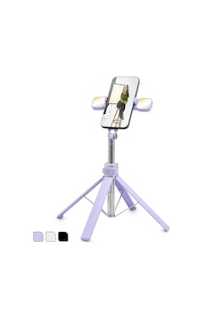 Telefon Tripodu Ve Selfie Çubuğu Seti Bluetooth 4.0 Kumandalı Led 130 Cm - Çok Renkli Nd1035 Telefon Tripodu Ve Selfie Çubuğu Seti Bluetooth 4.0 Kumandalı Led 130 Cm - Çok Renkli Nd1035