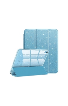Apple iPad Uyumlu 11. A16 11inç/10. 10.9inç İle Uyumlu Kılıf Simli Cover Kalem Bölmeli Pc Case Simli-mavi Sku: Zeusb0gy1dwwjm Arka Kapak