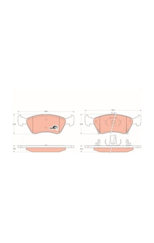 Toyota Avensis Ön Fren Balatası 1997-2000 Toyota Avensis Ön Fren Balatası 1997-2000