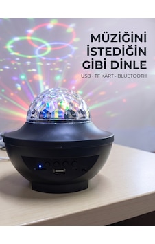 Bluetooth Müzikli Disko Işığı Rgb Parti Projektörü Dahili Hoparlör Usb Micro Sd Destekli Yetişkin Bluetooth Müzikli Disko Işığı Rgb Parti Projektörü Dahili Hoparlör Usb Micro Sd Destekli Yetişkin