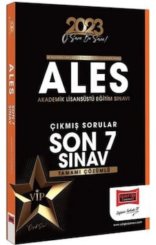 2023 ALES Tamamı Çözümlü Çıkmış Sınav Soruları Son 7 Sınav - Yargı Yayınları 2023 ALES Tamamı Çözümlü Çıkmış Sınav Soruları Son 7 Sınav - Yargı Yayınları