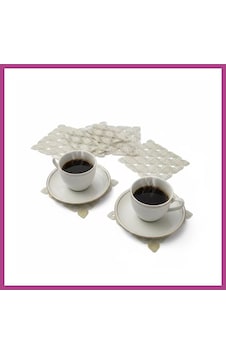 Gees Global 6 Lı Dantel Kahve Sunumluğu 15x15 Cm Asorti Desenli Türk Kahvesi Seti Gbzs Gees Global 6 Lı Dantel Kahve Sunumluğu 15x15 Cm Asorti Desenli Türk Kahvesi Seti Gbzs