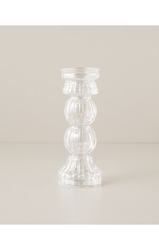 Tulia Cam Vazo-şamdan 9x23 Cm Şeffaf Tulia Cam Vazo-şamdan 9x23 Cm Şeffaf
