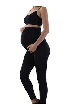 Bonbonetti Chocolate Baby & Kids Kadın Siyah Uzun Penye Pamuklu Hamile Taytı Bonbonetti Chocolate Baby & Kids Kadın Siyah Uzun Penye Pamuklu Hamile Taytı