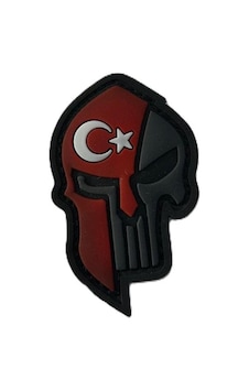 Single Sword Plastik Patch T.c. Kuru Kafa Siyah Çok Renkli