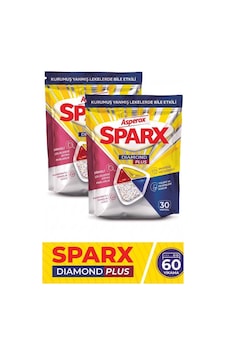 Asperox Sparx Diamond Plus Bulaşık Makinesi Kapsülü 30'lu 2 Adet Asperox Sparx Diamond Plus Bulaşık Makinesi Kapsülü 30'lu 2 Adet