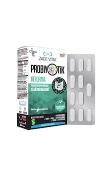 Zade Vital Probiyotik Reforma Takviye Edici Gıda 30 Kapsül Zade Vital Probiyotik Reforma Takviye Edici Gıda 30 Kapsül
