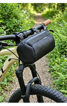 Bike And Art Elektrikli Bisiklet Gidon Termos Çantası Yalıtımlı Silindir Çanta 2.1l Hacim Su G Siyah