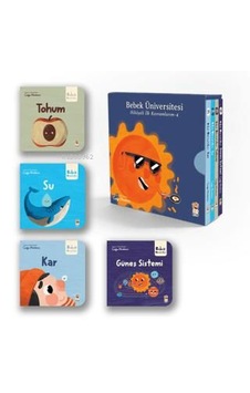 Bebek Üniversitesi Hikâyeli İlk Kavramlarım 4'lü Set - Sincap Kitap
