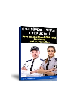 Özel Güvenlik Sınavı Hazırlık Seti Özel Güvenlik Sınavı Hazırlık Seti