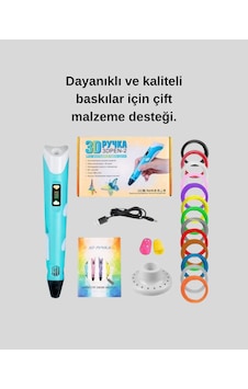 Techmrt Profesyonel Ve Hobi İçin 3d Modelleme Kalemi Çok Renkli Techmrt Profesyonel Ve Hobi İçin 3d Modelleme Kalemi Çok Renkli