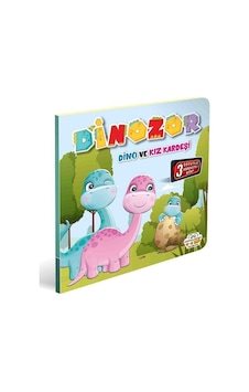 Dinozor Dino ve Kız Kardeşi - 3 Boyutlu Hareketli Kitap Dinozor Dino ve Kız Kardeşi - 3 Boyutlu Hareketli Kitap
