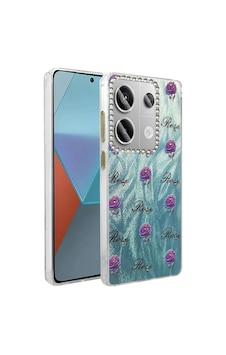 Newface - 77 - Xiaomi Redmi Note 13 Pro 4g Kılıf Blade Aynalı Desenli Kapak - - Csmo-tex - Desen 9 Diğer