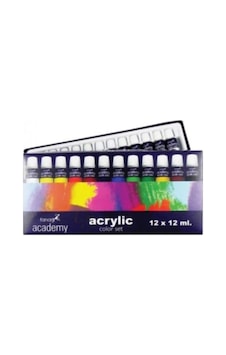 Akrilik Boya Seti Academy 12x12 22999.221 Çok Renkli