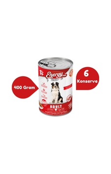 Energy Sığır Etli Konserve Yetişkin Köpek Maması 6 x 400 G Energy Sığır Etli Konserve Yetişkin Köpek Maması 6 x 400 G