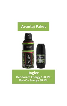 Jagler Energy Erkek Deodorant 150 Ml + Jagler Roll-on Energy Erkek 50 Ml Jagler Energy Erkek Deodorant 150 Ml + Jagler Roll-on Energy Erkek 50 Ml