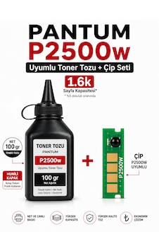 Pantum Pa-200b Toner Dolum Tozu + Çip P2500 Pantum Pa-200b Toner Dolum Tozu + Çip P2500