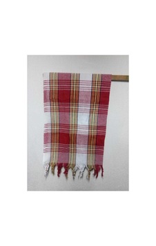 Pamuklu Klasik Hamam Peştemali 80x160 Cm Kırmızı Pamuklu Klasik Hamam Peştemali 80x160 Cm Kırmızı