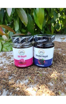 Gül Reçeli Ve Karadut Reçeli Toplam 700 Gr