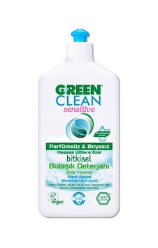 U Green Clean Elde Yıkama Parfümsüz Boyasız Bitkisel Bulaşık Deterjanı 500 ML U Green Clean Elde Yıkama Parfümsüz Boyasız Bitkisel Bulaşık Deterjanı 500 ML