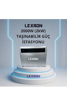 Lexron 2000w 2kw Taşınabilir Güç İstasyonu Lexron 2000w 2kw Taşınabilir Güç İstasyonu