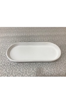 Oval Sunum Tabağı 20x9 Cm Rna006 Beyaz