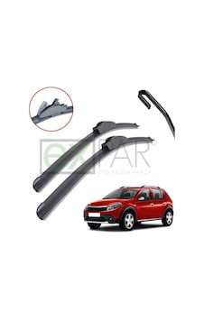 Dacia Sandero Ön Cam Silecek Süpürgesi Takımı 2008 - 2012 Model Sandero Stepway Ön Silecek Dacia Sandero Ön Cam Silecek Süpürgesi Takımı 2008 - 2012 Model Sandero Stepway Ön Silecek