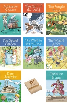 İş Çocuk İngilizce Robinson The Call The Jungle The Secret Wind Wizard Tom Sawyer Treasure 8li Set İş Çocuk İngilizce Robinson The Call The Jungle The Secret Wind Wizard Tom Sawyer Treasure 8li Set