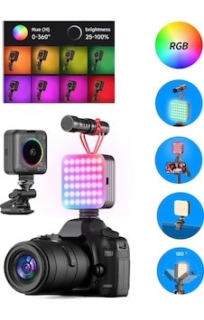 Led Dolgu Işığı 2000mah Tam Renkli Çok Portlu Taşınabilir Cep Video Rgb Işık Yaygın Uyumlu Led Işık Led Dolgu Işığı 2000mah Tam Renkli Çok Portlu Taşınabilir Cep Video Rgb Işık Yaygın Uyumlu Led Işık