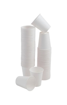 Cuptoyou 75 Adet Tek Kullanımlık Karton Bardak 8 Oz 250 Ml, Beyaz Sıcak Bardaklar, Kağıt Meyve Suyu Sku: Zeus8690010540294 Diğer