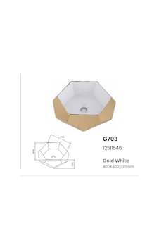Boheme Tasarım Şık Lavabo Altın Gold Boheme Tasarım Şık Lavabo Altın Gold