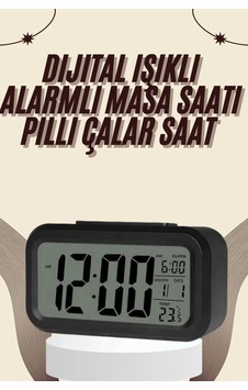 Dijital Masa Saati Termometreli Takvim Çalar Saat Led Ekran Pilli Diğer 48589937 Dijital Masa Saati Termometreli Takvim Çalar Saat Led Ekran Pilli Diğer 48589937