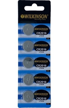 Wılkınson 2016 3V Lityum Düğme Pil 5'Li Paket Wılkınson 2016 3V Lityum Düğme Pil 5'Li Paket