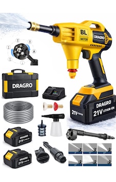 Dragro Drg-21vs - 21v S Kömürsüz Yüksek Basınçlı Şarjlı Oto Araba Bahçe Yıkama Makinesi Çift Akülü Dragro Drg-21vs - 21v S Kömürsüz Yüksek Basınçlı Şarjlı Oto Araba Bahçe Yıkama Makinesi Çift Akülü