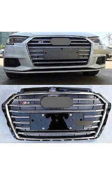Audi A3 Uyumlu 13-17 Panjur S3 Siyah-krom