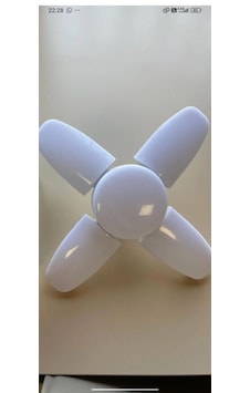 60 Watt 4 + 1 Papatya Led Ampul 6500k Beyaz Işık E 27 Duy 1 Adet