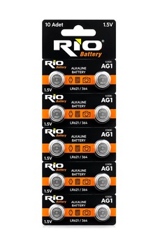 Lr-621/364 Düğme Pil Alkalin 1.5v 10lu Kart Ag1 5468 Lr-621/364 Düğme Pil Alkalin 1.5v 10lu Kart Ag1 5468