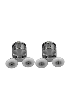 Duşakabin Tekerleği Alt Teker Teker Çapı 24 Mm 2 Adet Krom Duşakabin Tekerleği Alt Teker Teker Çapı 24 Mm 2 Adet Krom