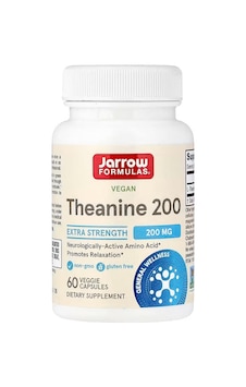 Jarrow Formulas Extra Strength L Theanine Brain & Cognitive 200mg 60 Veggie Caps Jarrow Formulas Extra Strength L Theanine Brain & Cognitive 200mg 60 Veggie Caps