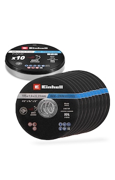 Einhell Metal Kesme Diski Seti, 10 Parça, Ø 115 Mm, Metal Kutu Metal İşleme - 49711525