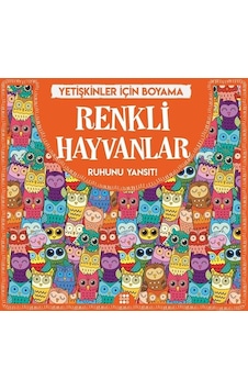 Renkli Hayvanlar-Yetişkinler İçin Boyama- Dokuz Yayınları Renkli Hayvanlar-Yetişkinler İçin Boyama- Dokuz Yayınları