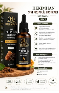 Hekimhan Su Bazlı Sıvı Propolis Ekstrakt 50 ML Hekimhan Su Bazlı Sıvı Propolis Ekstrakt 50 ML