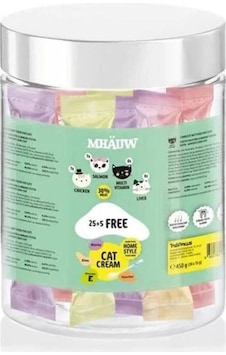 Mhauw Karışık Sıvı Kedi Ödülü 30 x 15 G Mhauw Karışık Sıvı Kedi Ödülü 30 x 15 G